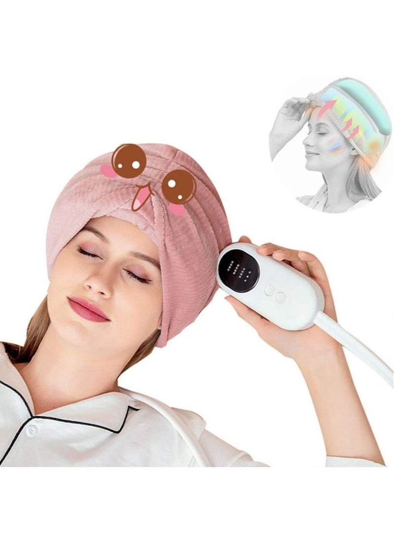 Electric Head Massager, Electric Scalp Massager, Air Compression, A Headache Hat Used for Migraines, Tension Headache Relief and Deep Sleeping