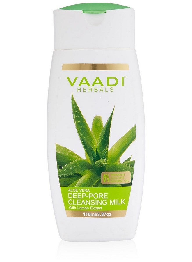 Value Aloevera Deep Pore Cleansing Milk With Lemon Extract 3 X 110Ml