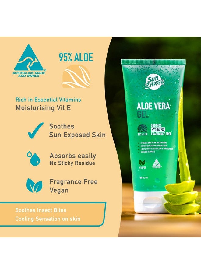 Aloe Vera Gel After Sun Hydrates Skin After Sun Exposure Aftersun Care 200Ml