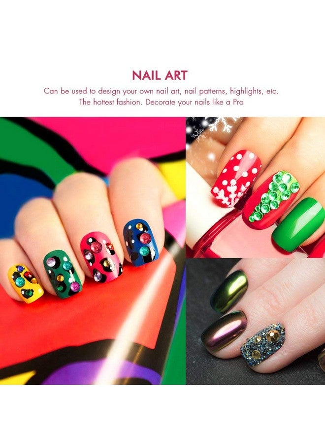 Rhinestone Stickers 4125 Pcs Nicpro Self Adhesive Gems Stick On Face Body Makeup Festival Bling Jewels In 3 Size 25 Colors25 Embellishments Sheet For Decorations Crafts Nail Card Hair