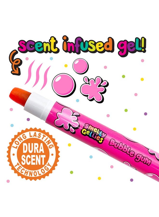 Smelly Gellies Scented Glidewrite Gel Coloring Sticks Crayons Highlighters 5 Count Gifts For Kids