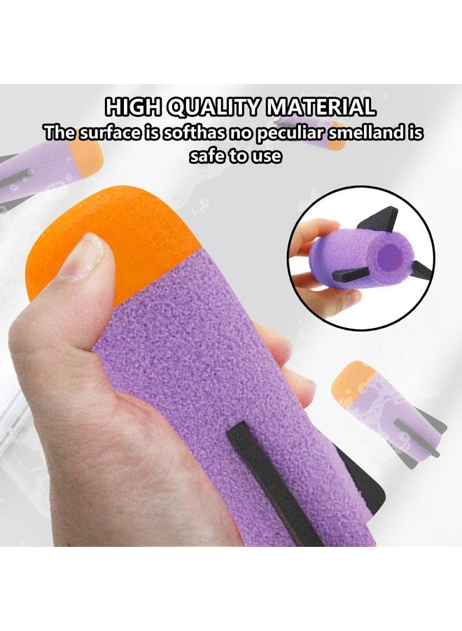 3 Pcs Missile Filled Foam Rocket Launcher Compatible For Nerf Nstrike Elite Series(Purple)