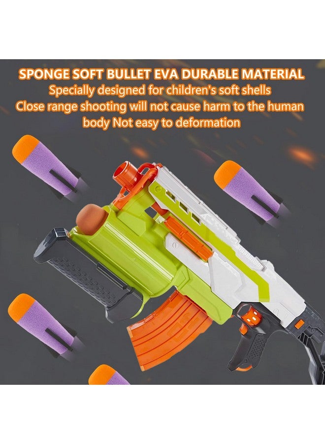 3 Pcs Missile Filled Foam Rocket Launcher Compatible For Nerf Nstrike Elite Series(Purple)