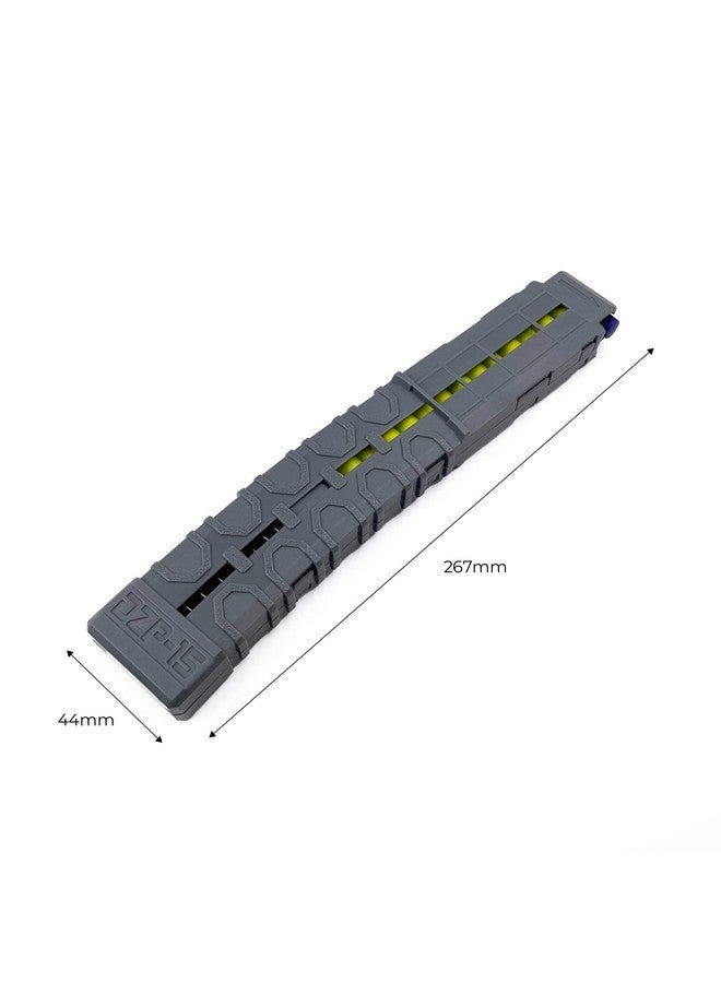 Proseries 3 X 15Round Half Length Darts Magazine For Toy Foam Blasters & Guns Compatible With The Proseries Adventure Force Gun Blasters For Foam Dart Gun & Soft Bullet Toy Gun