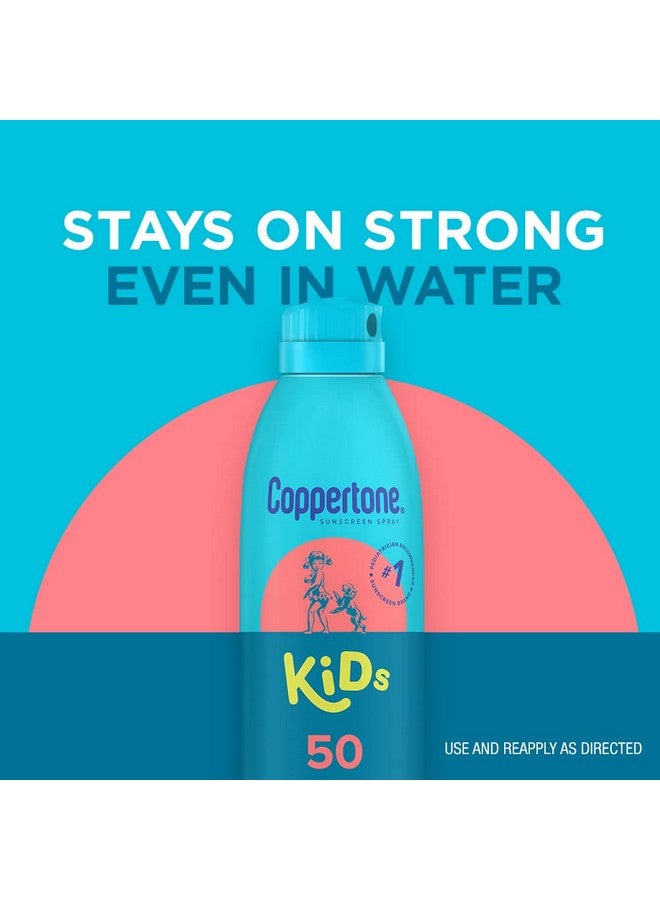 Sunscreen Spray Spf 50 Broad Spectrum Water Resistant For Kids 1 Pediatrician Recommended Brand 5.5 Ounce (Pack Of 2)