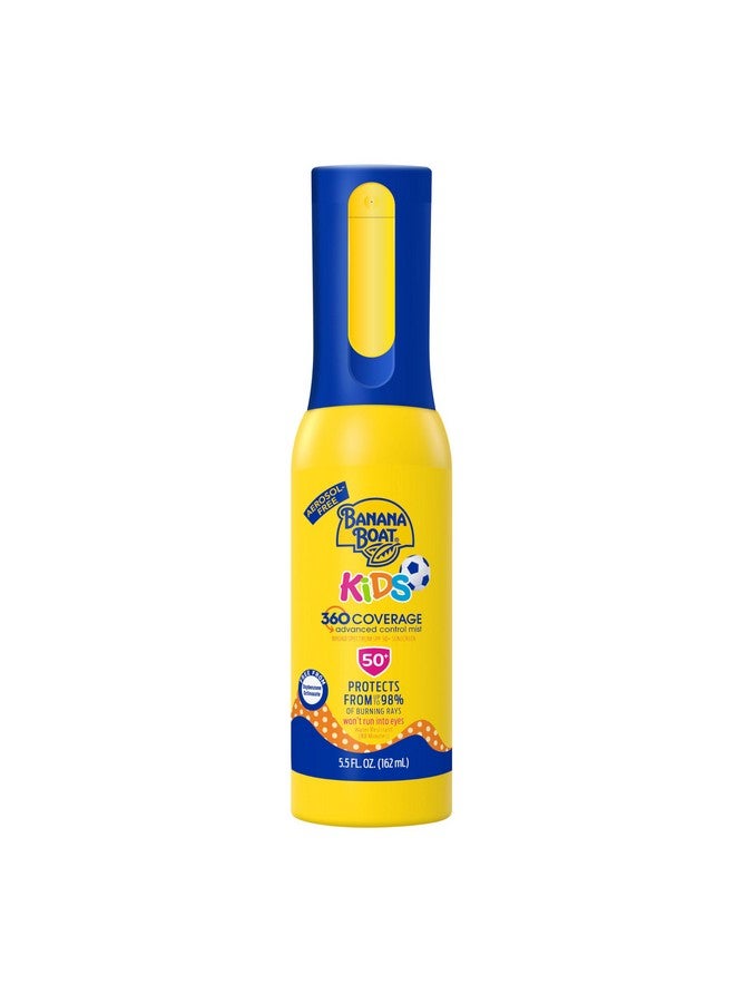 Kids 360 Coverage Sunscreen Mist Spf 50+ Kids Sunscreen Applicator Refillable Sunscreen Bottle Spf 50 Sunscreen Spray Mist Bottle Kids Spray Sunscreen Nonaerosol Sunscreen 5.5Oz