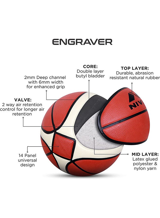 Engraver Basketball, Size 6