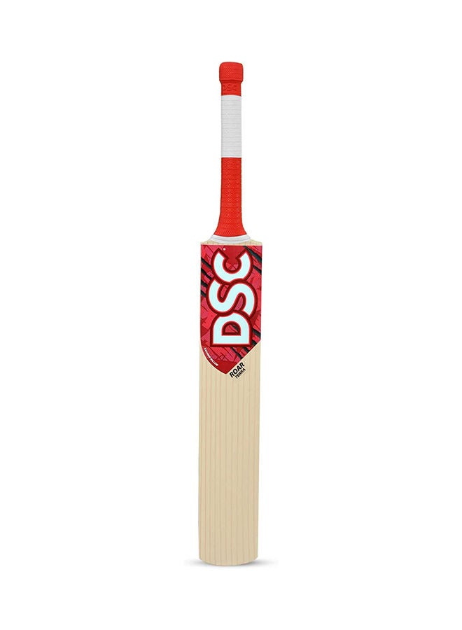 Roar Terra Kashmir Willow Cricket Bat Durable Material | Ergonomic Handle | Optimized Balance | Impact Resistance