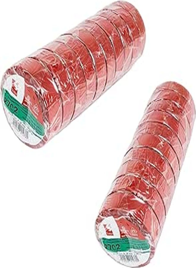 Bundle of 10 red Cricket Ball Tape Tennis Ball Tape Pack of 10 Roll.