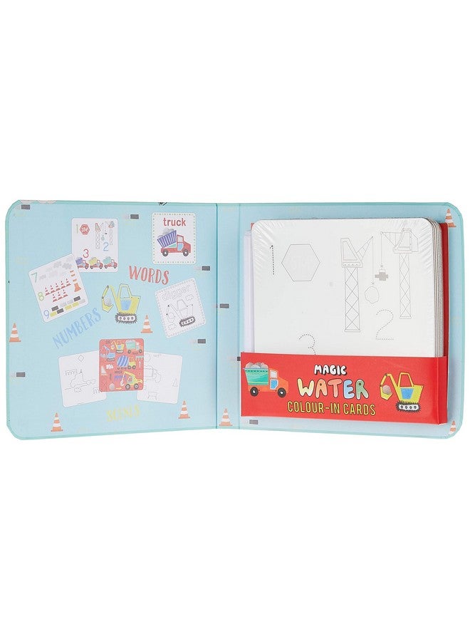 Floss And Rock Construction Magic Water Pad And Pen