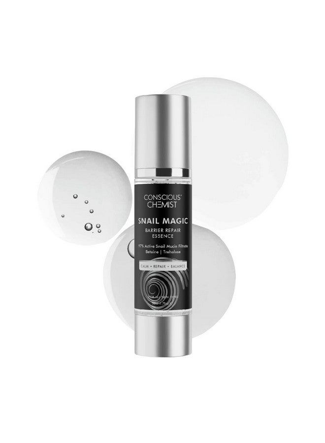 ® Snail Magic Skin Barrier Repair Essence Serum 97% Active Snail Mucin Filtrate Betaine & Trehalose For Dryness Redness Damaged Skin For Women & Men All Skin Types 50 Ml