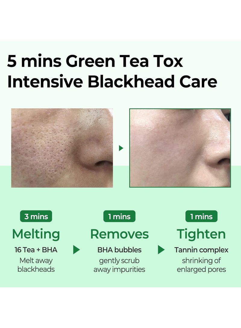 Bye Bye Blackhead 30 Days Miracle Green Tea Tox Bubble Cleanser 120grams