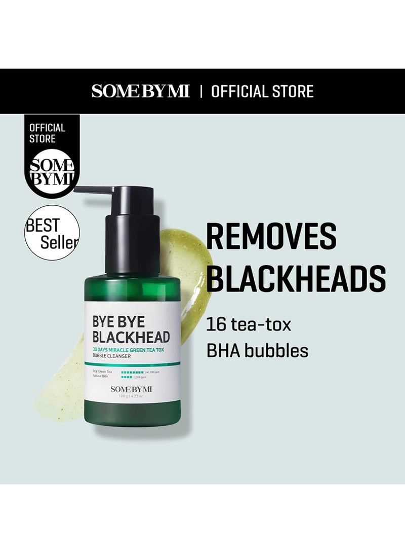 Bye Bye Blackhead 30 Days Miracle Green Tea Tox Bubble Cleanser 120grams