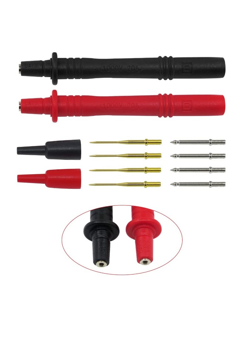 Electronic Digital Multimeter Test Leads Kit, Crocodile Clips Replaceable Probe Tips Set Multifunctional Test Lead Wire Kit