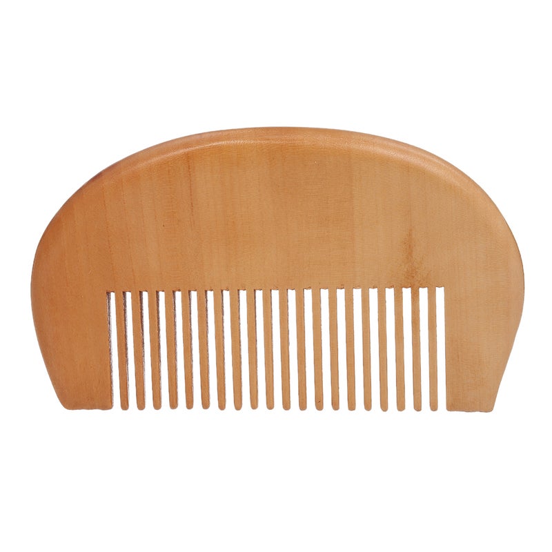 Wooden Handle New Baby Hair Comb Set Beige 15 x 4 x 5cm