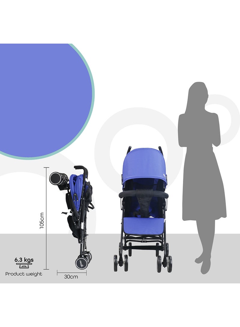 Strek Stroller - Royal Blue And Black