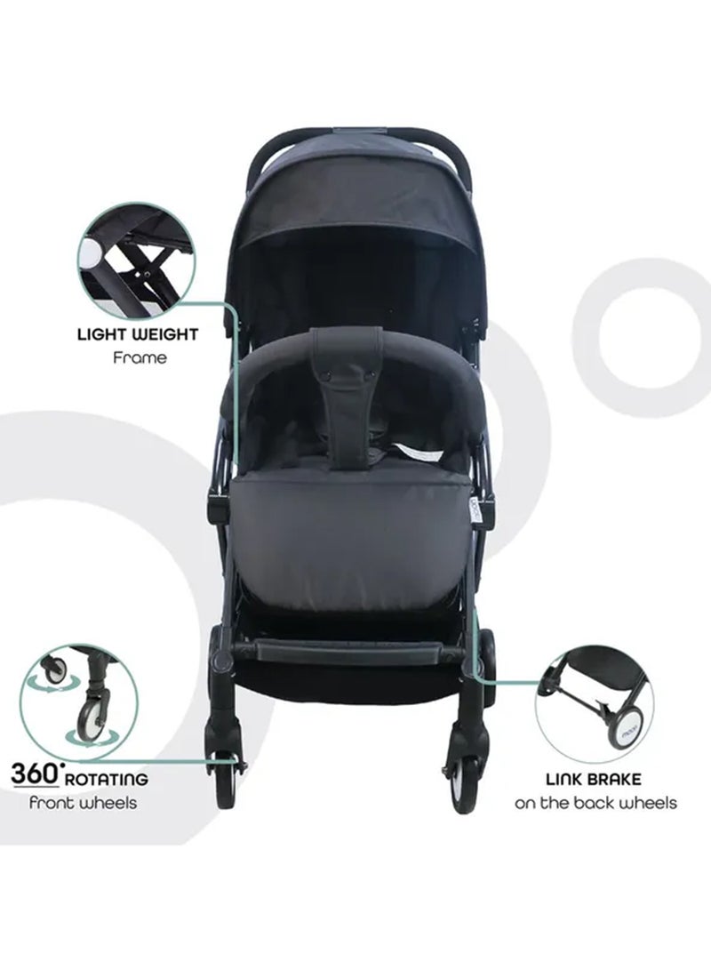 Compact Cabin Stroller - Dark Grey