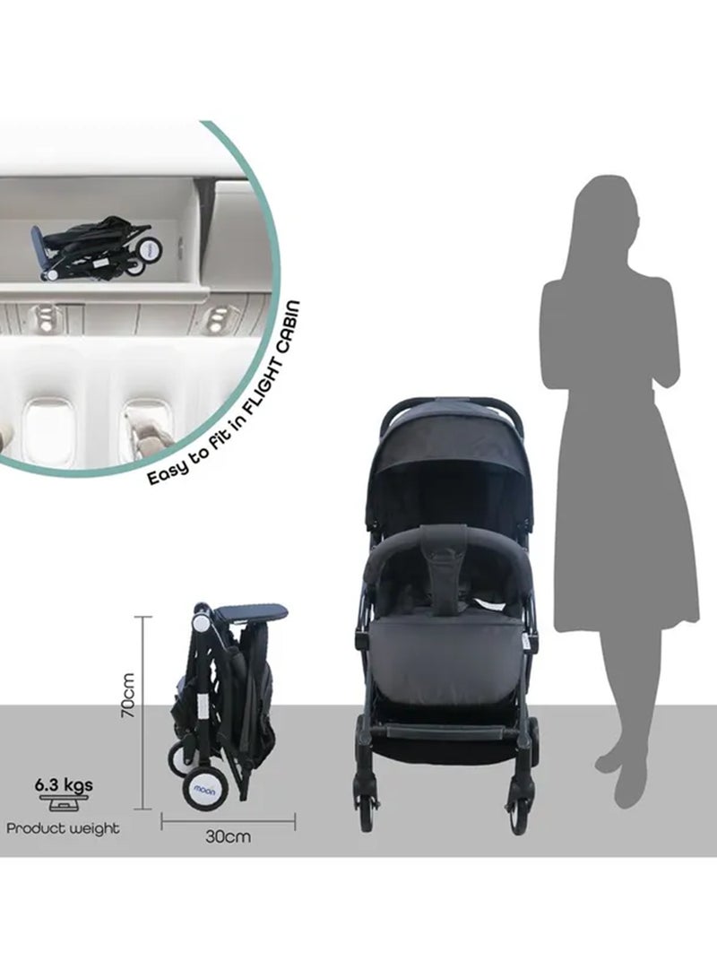 Compact Cabin Stroller - Dark Grey