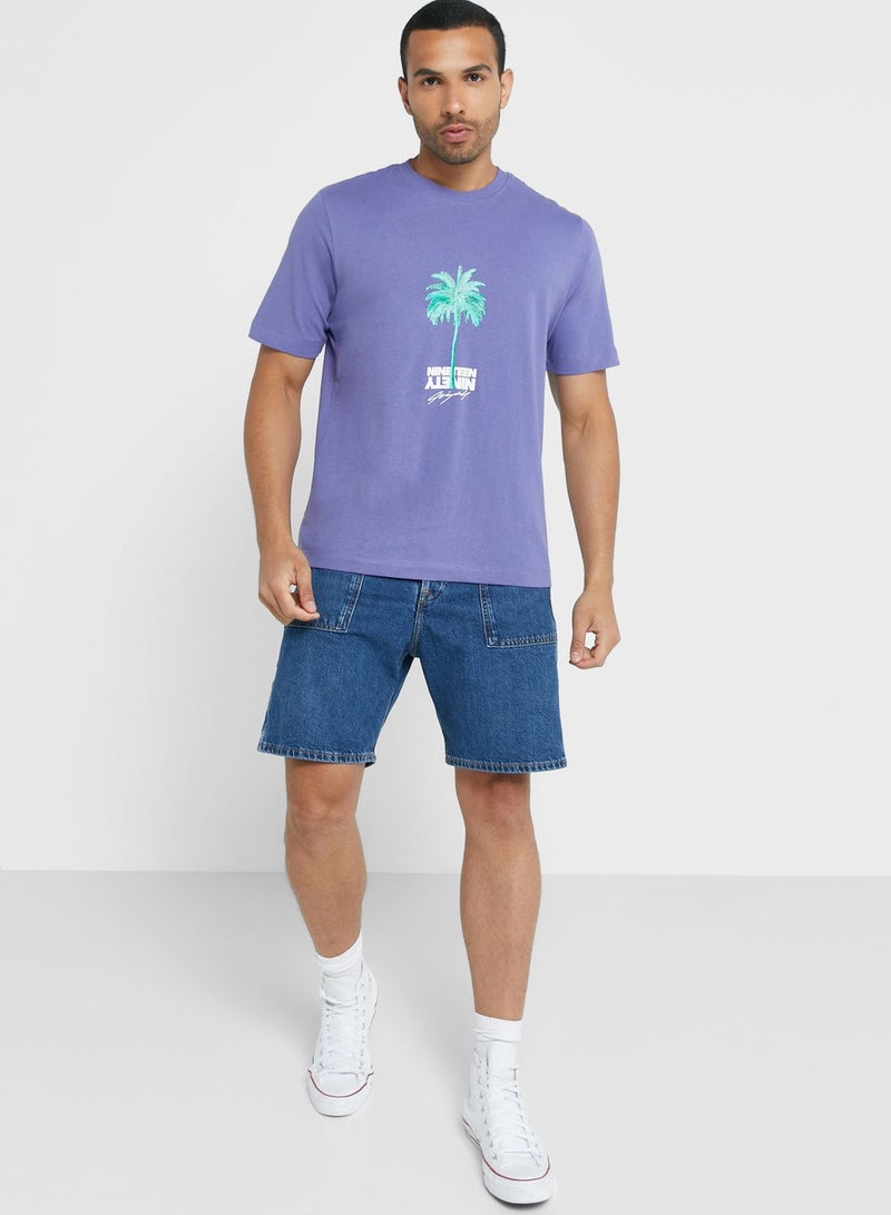 Graphic Crew Neck T-Shirt