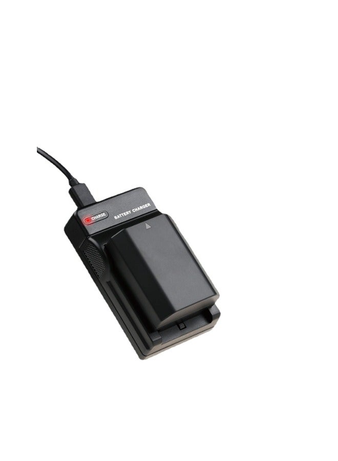 NP-FZ100 Charger for Sony A7M3 A7R3 A7R4 A7M4 A7S3 Camera Batteries USB Charging Dock (Battery Not Included)
