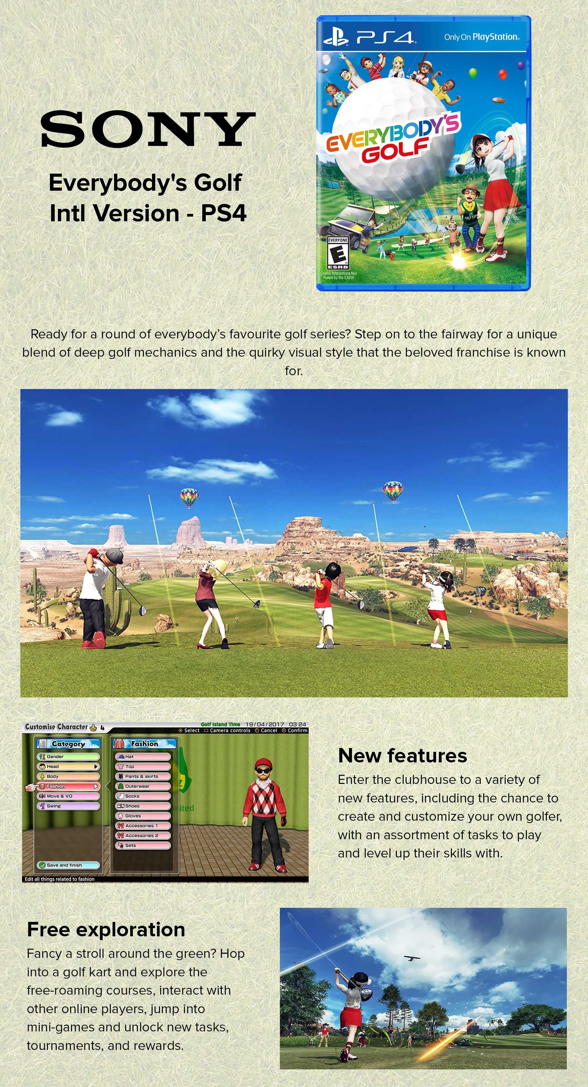 Everybody's Golf (Intl Version) - PS4/PS5