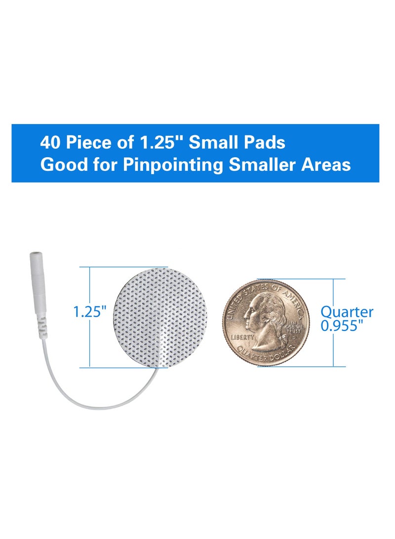 20PCS Round Electrodes Pads 1.25