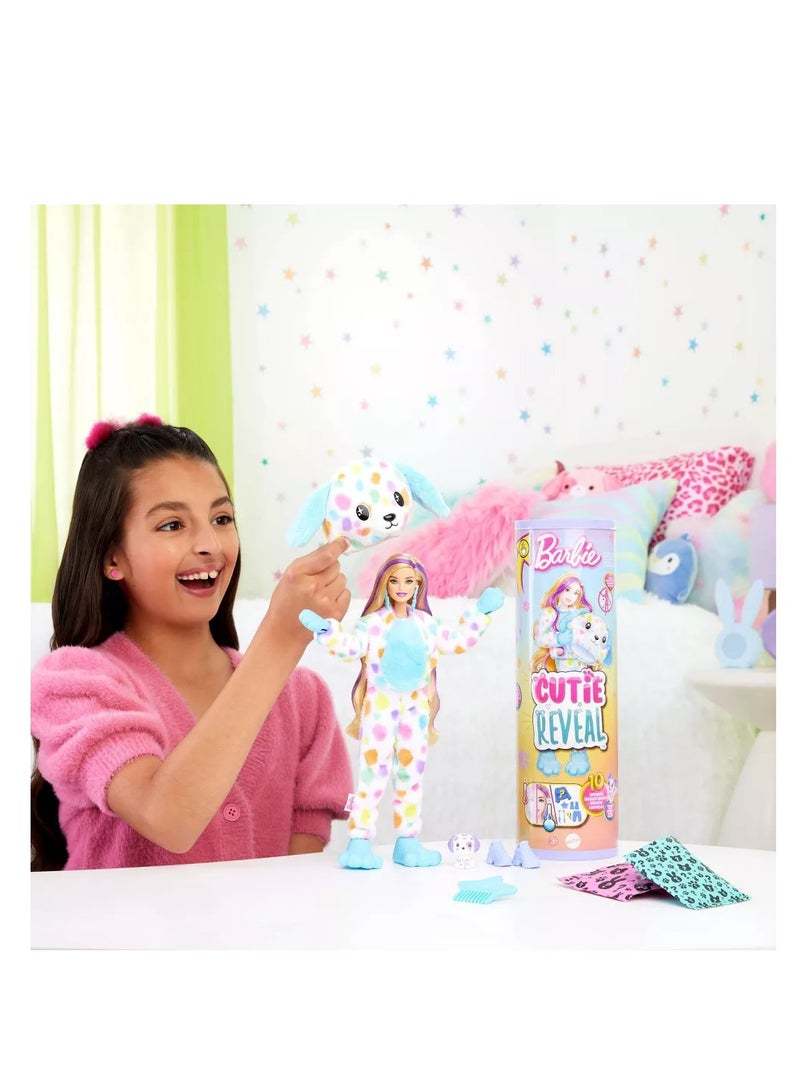 Barbie Cutie Reveal Doll, Dalmatian Costume & Accessories