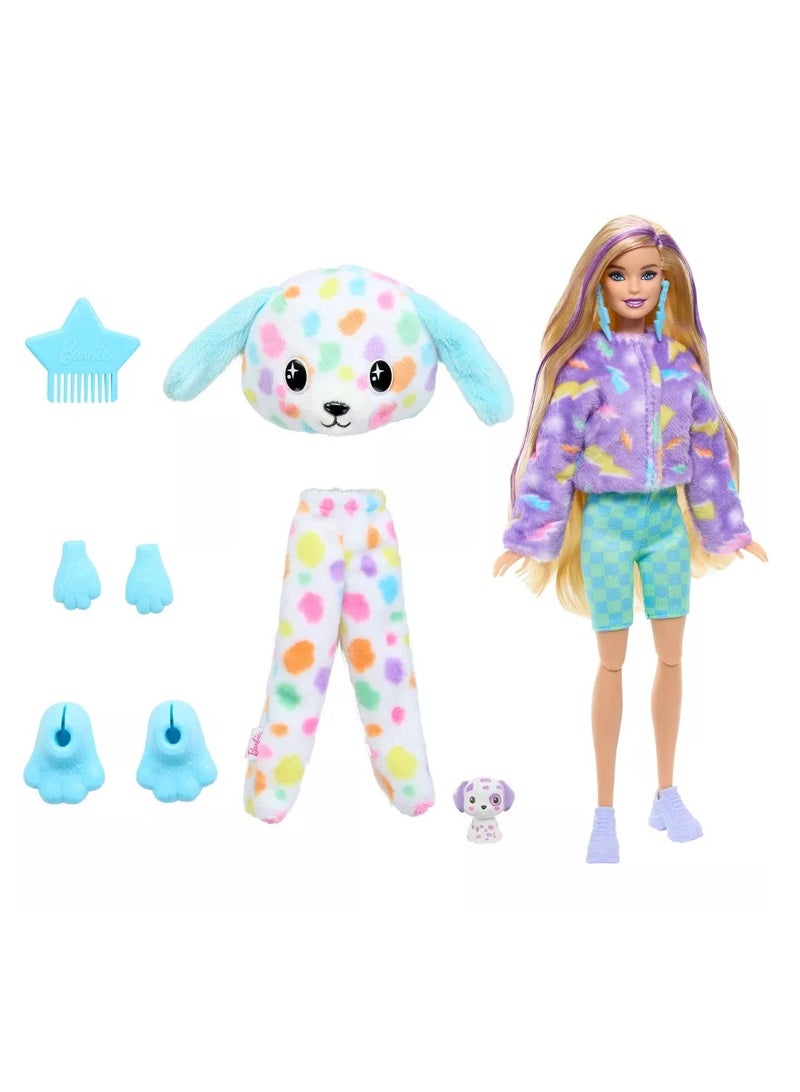 Barbie Cutie Reveal Doll, Dalmatian Costume & Accessories