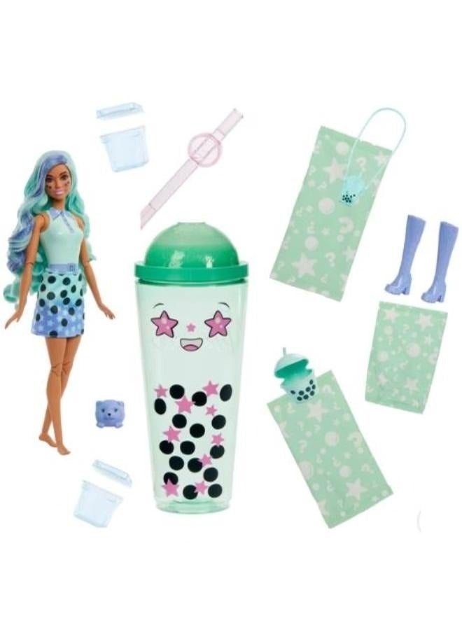Barbie Pop Reveal Bubble Tea Series - Green Tea Doll