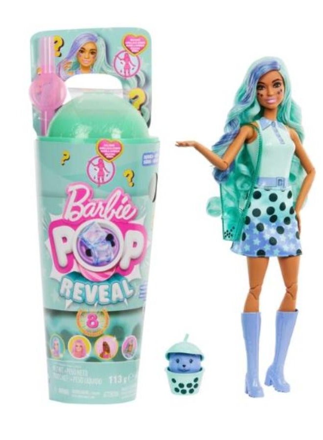 Barbie Pop Reveal Bubble Tea Series - Green Tea Doll