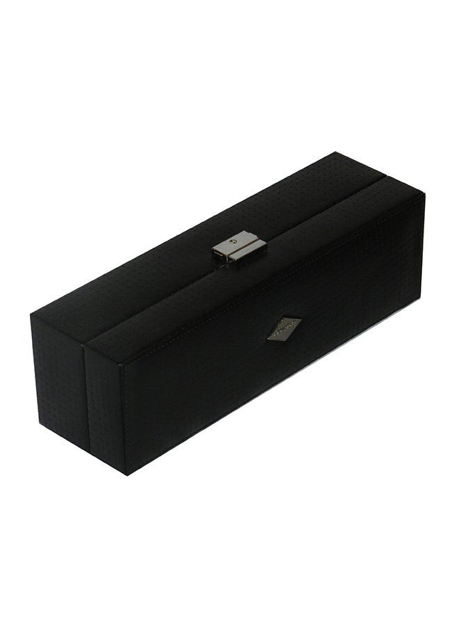 unisex 5 Grid Genuine Leather Designer Watch Box