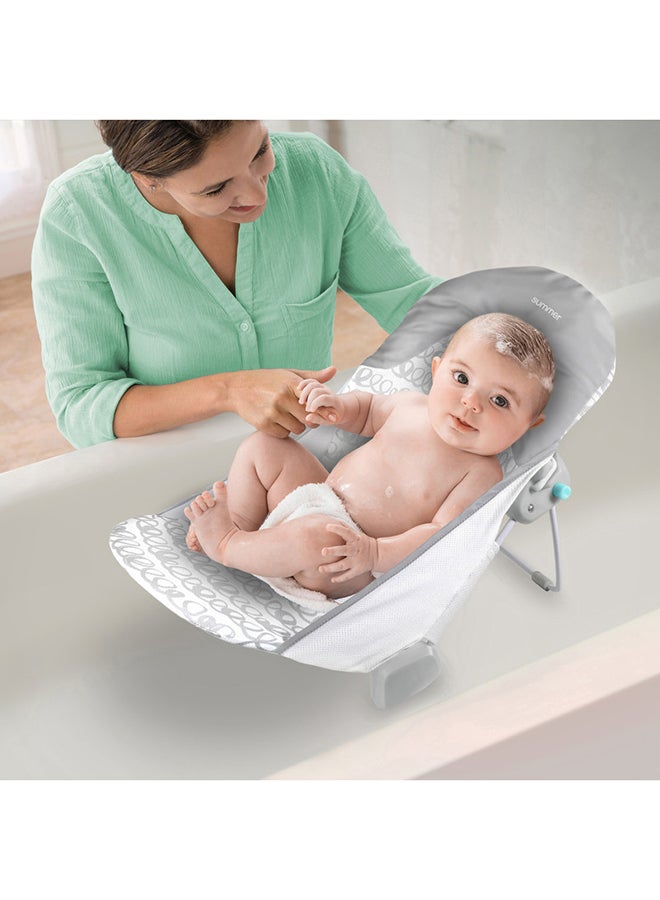 Foldaway 2-Position Baby Bather, 0 - 6 Months - Grey