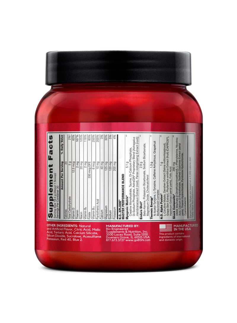 N.O.-Xplode Legendary Pre-Workout Grape Flavor 30 Servings