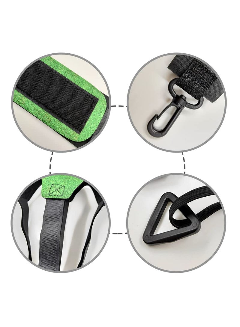 Football Kick Trainer Soccer Training Equipment Aid Skills Improvement Solo Practice for Kids Adults Hands Free Universal Fits All Size Footballs