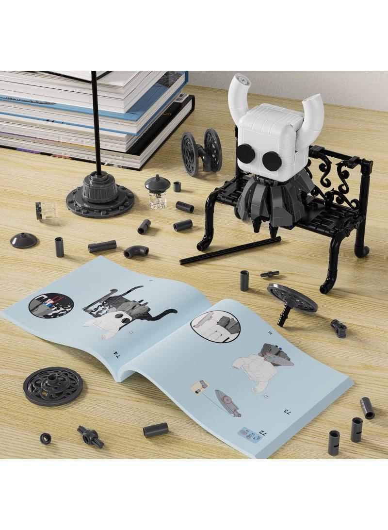 328Pcs The Knight Building Blocks Set Hollow Knight Popular Game Knight Action Figure Building Block Toy Lighting Collectible Decoration Character Compatible Birthday Gift For Game Fans Boys And Girls