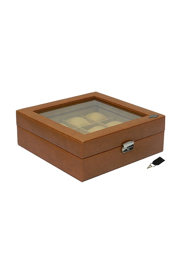 unisex Premium PU Leather Watch Display Box Organizer