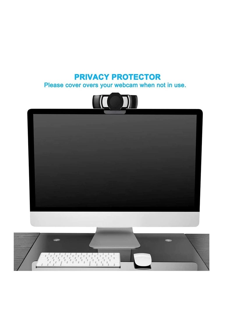 Webcam Privacy Cover,Shutter Protects Lens Cap Hood Covers with Strong Adhesive, Protecting Privacy and Security for Logitech HD Pro Webcam C920 & C930e & C922 & C922X Pro Stream Webcam