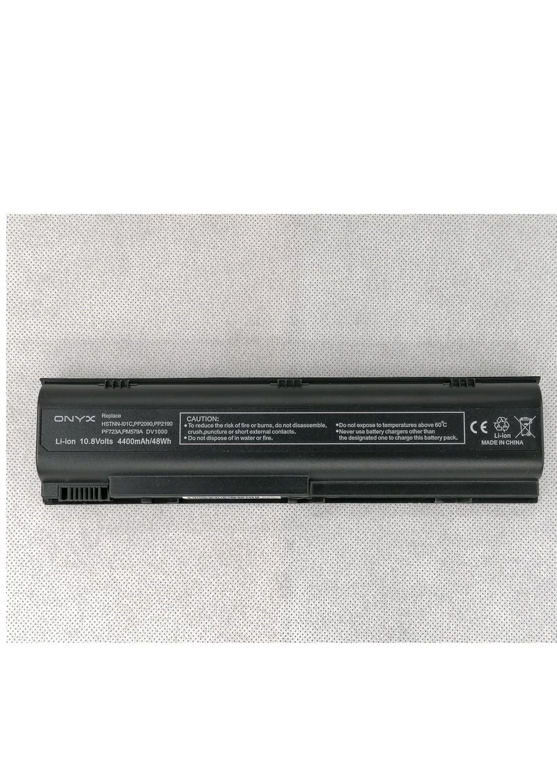 Laptop Replacement Battery For HP DV1000 - DV4000 - G3000 - HP Pavillion 2T4000 Series (Black)
