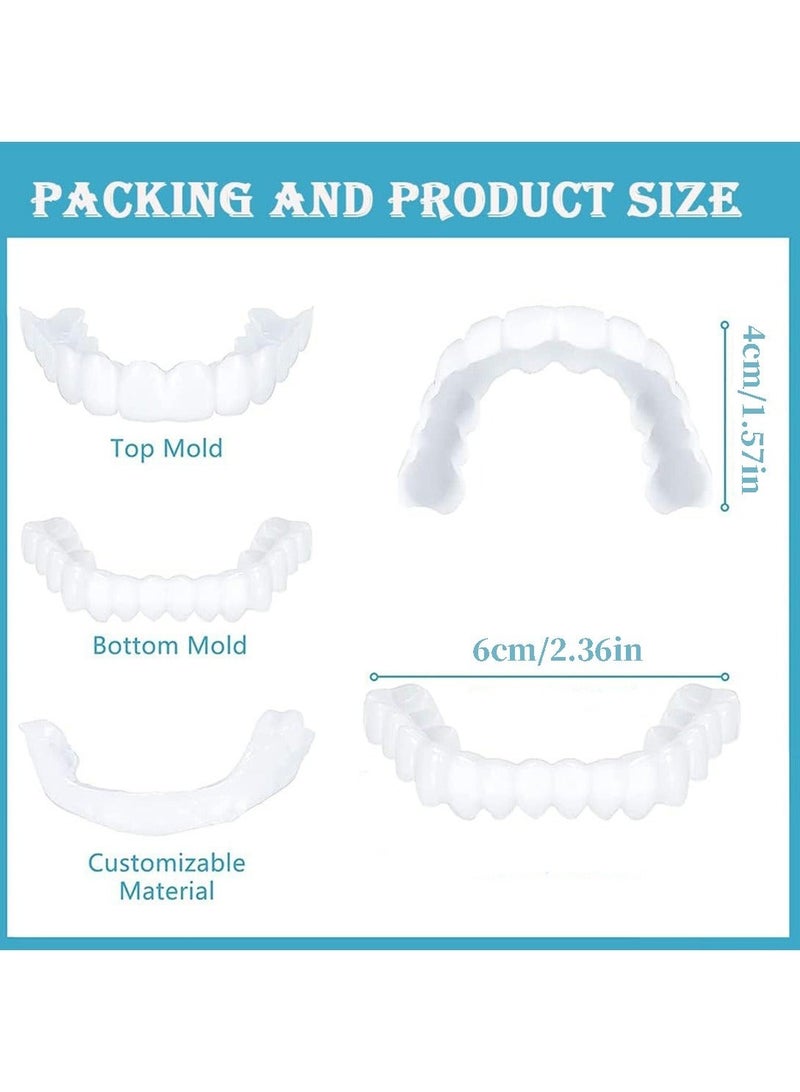 Teeth Veneers Anti-true Braces Snap On Smile Teeth Whitening Denture Teeth Comfortable Veneer Cover Teeth