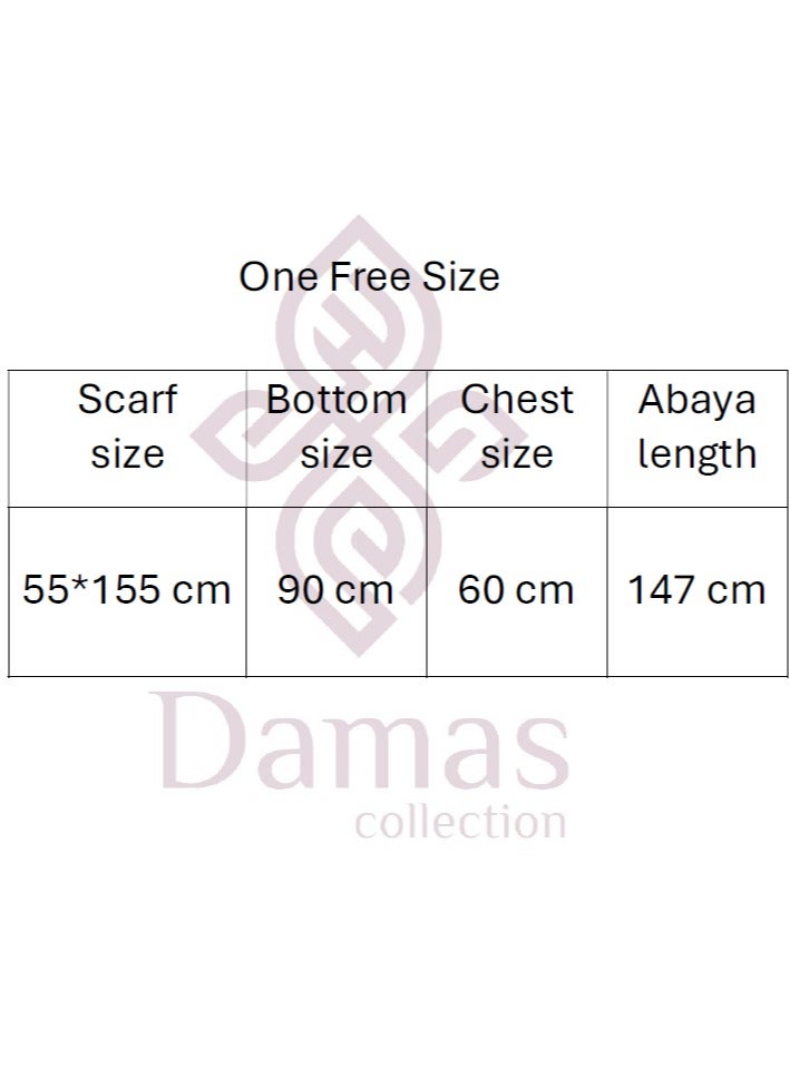 One piece embroidered prayer dress for women made from cotton blend with the attached scarf - one piece embroidered prayer abaya with the attached scarf -prayer clothes women - prayer gown for women