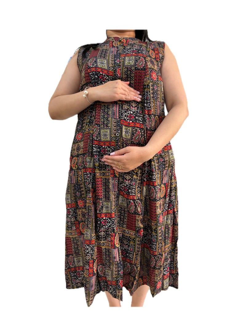 Zebees Soft Rayon Maternity Dress, Comfortable & Stylish