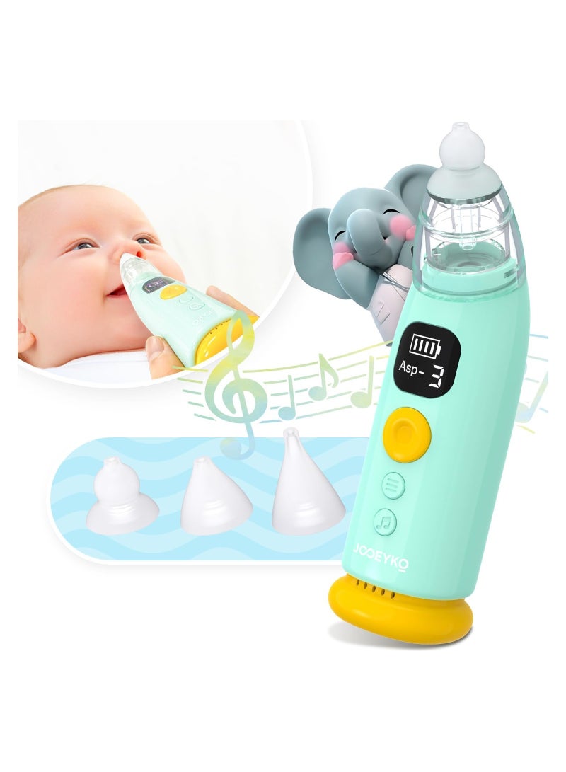 Baby Nasal Aspirator, With Light And Music, Include 3 Tips, Tweezers