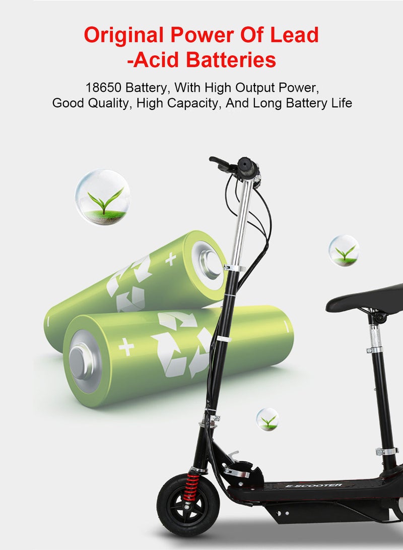 Electric Scooter, Speed 15 KM/H, Maximum Range 9KM, Simple Folding Youth Electric Scooter