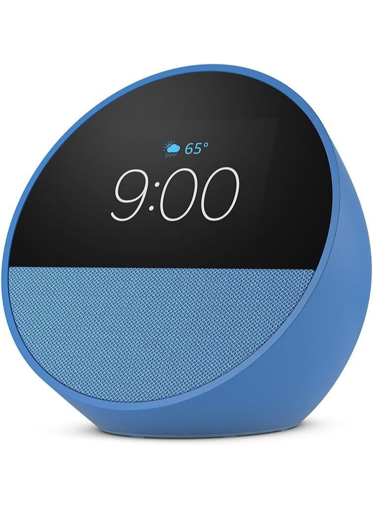 Echo Spot is a smart device with a vibrant Sonido and Alexa with a beautiful screen (blue) new release 2024