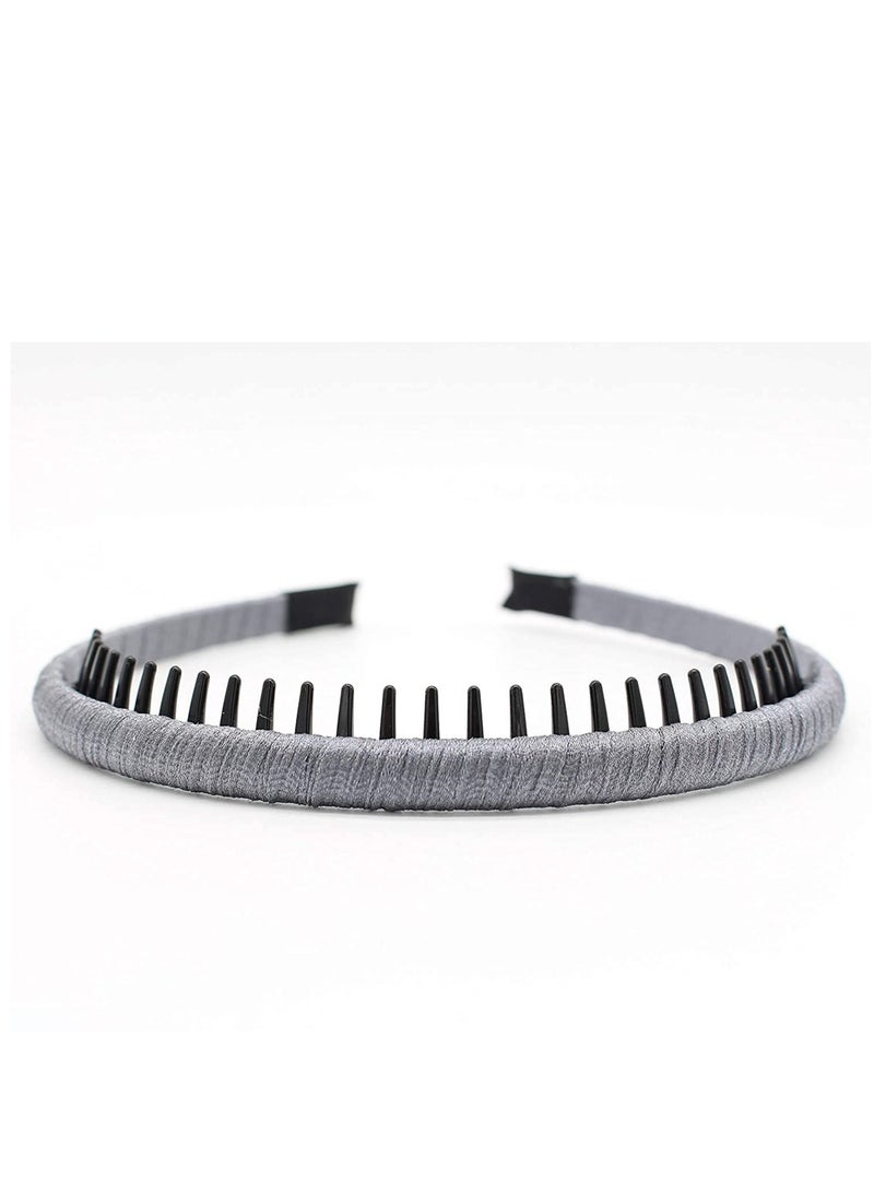 Hair Band Headbands for Women, Girls Non-slip Hairband Comfy Hair Hoop Resin teeth Comb