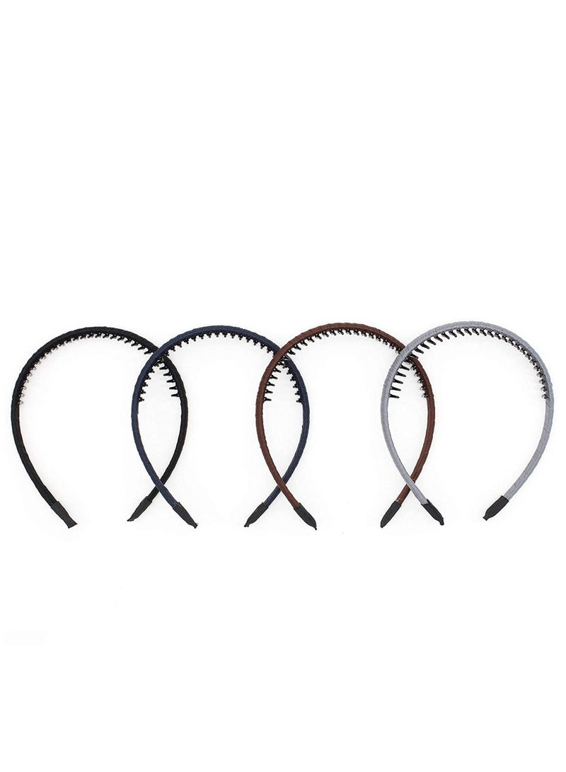 Hair Band Headbands for Women, Girls Non-slip Hairband Comfy Hair Hoop Resin teeth Comb