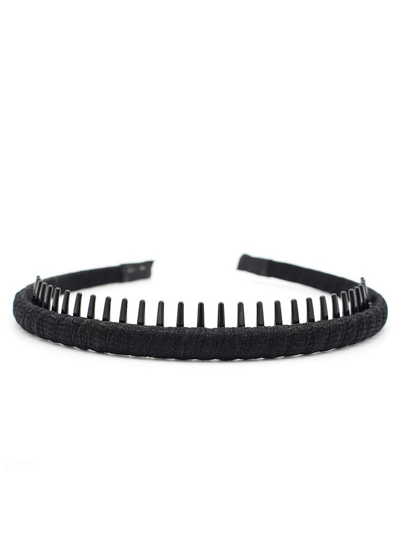 Hair Band Headbands for Women, Girls Non-slip Hairband Comfy Hair Hoop Resin teeth Comb