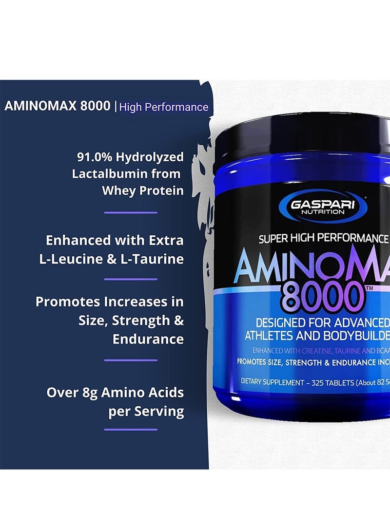 GASPARI Amino Max 8000 82 Servings 325 Tablets