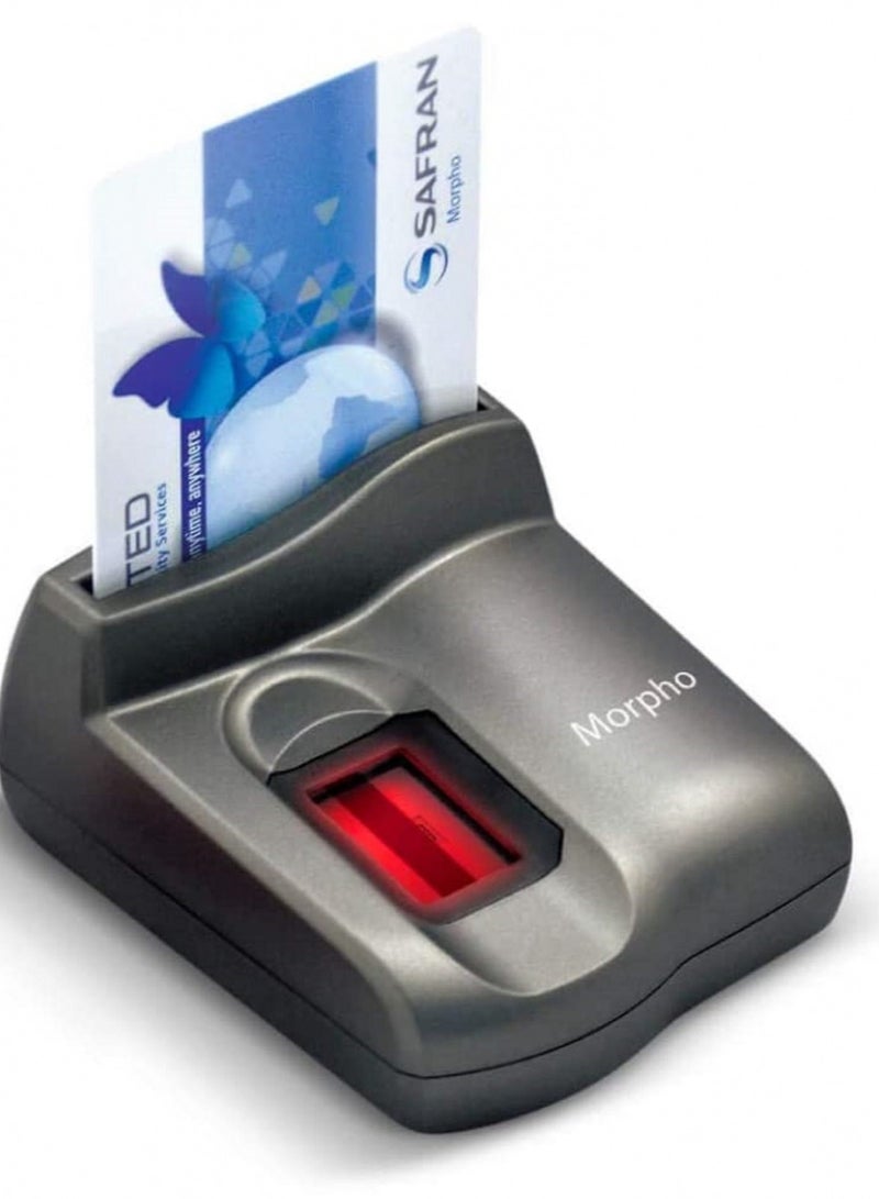 Biometric USB Smart Card Reader, MSO-1350, Morpho - Grey | MSO1350