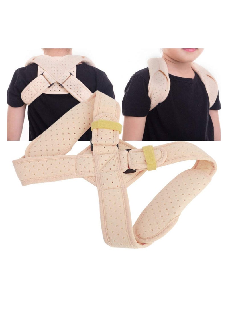 Clavicle Support, Posture Corrector, Kids Back Brace Shoulder Belt for Injuries & Fractures and Shoulder Support Strap for Upper Back Straightening, Posture Corrector for Women and Men